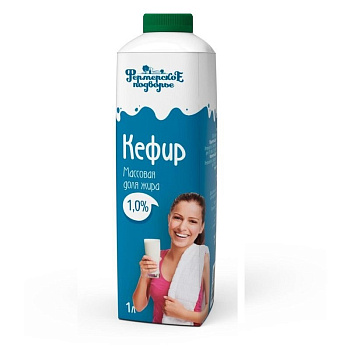 Кефир ФП 1% 1л пюр/пак Продукт без ЗМЖ
