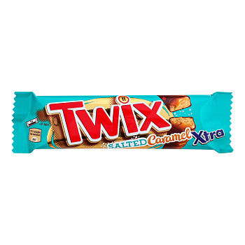 Батончик шоколадный TWIX  Экстра  соленый карамель 82г