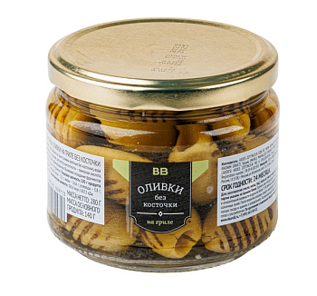 Оливки ВкусВилл на гриле без косточки 280г