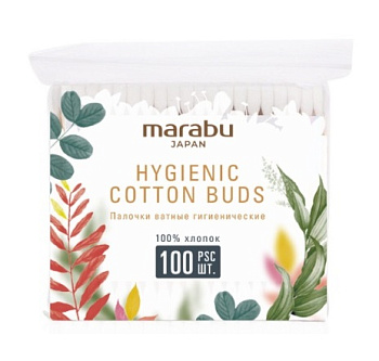 Ватные палочки MARABU 100шт зип пакет