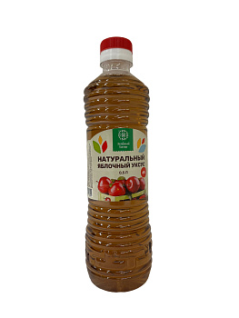 Уксус ЗЕЛЕНЫЙ БАЗАР Яблочный натуральный 6% 500мл п/б