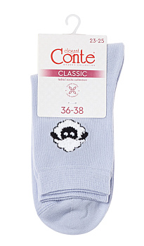 Носки жен CONTE 24с-151 classic р23-25 бледно-фиолетовый 681