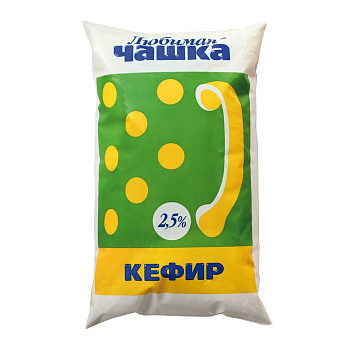 Кефир ЯНТА ЛЮБИМАЯ ЧАШКА 2,5% 0,9л п/п г.Иркутск Продукт без ЗМЖ