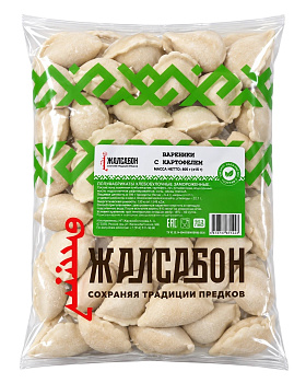 Вареники с картофелем 800г ИП Жалсабон
