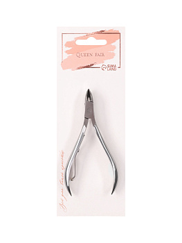 Кусачки для кутикулы 1 пружина 9,5см серебро арт288702