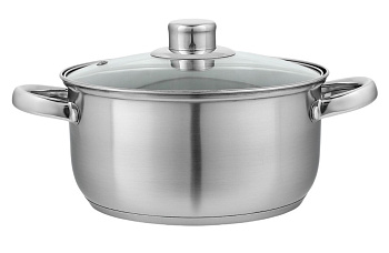 Кастрюля 3,2л «Сильве» 20см со стекл крышкой 4097385