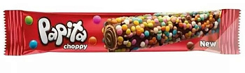 Вафельная трубочка PAPITA choppy с начинкой из фундука 18гр