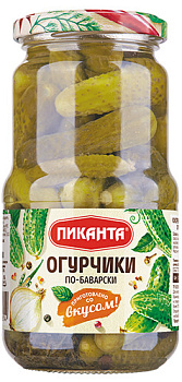 Огурцы ПИКАНТА маринованные по-баварски 460г