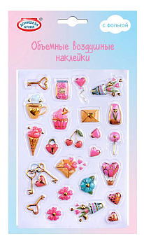 Наклейки объемные воздушные