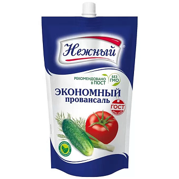 Майонезный соус НЕЖНЫЙ Экономный Провансаль 15% 350г дой-пак