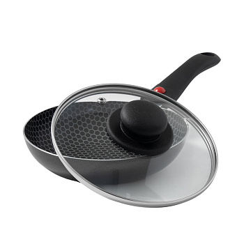 Сковорода 18см Forever съемн.ручка,стекл.крышка 1746146