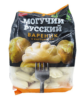 Вареники САЛЬНИКОВЪ с картофелем и шкварками Могучий Русский 900г