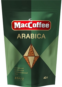 Кофе MAC COFFEE ARABIKA растворимый сублим 40г м/у