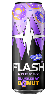 Напиток ФЛЭШ Ап Энерджи Блюберри Донат 0,45л ж/б