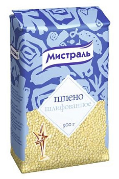 Крупа пшено МИСТРАЛЬ Золотое шлиф. 900г