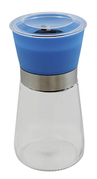 Мельница д/специй из стекла 180мл 13х6см 41 (225)