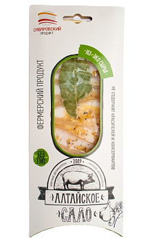 Шпик ПРОДТОРГ Соленый Домашний 150 гр в/у