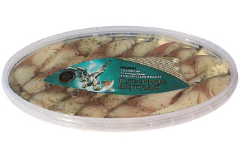 Скумбрия АКВАТОРИЯ с пряностями в р/м Северная легенда 180г п/б