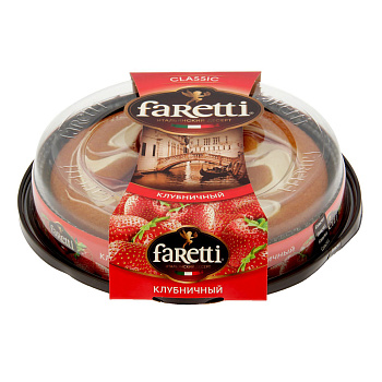 Десерт итальянский FARETTI Флоренция клубника 400г