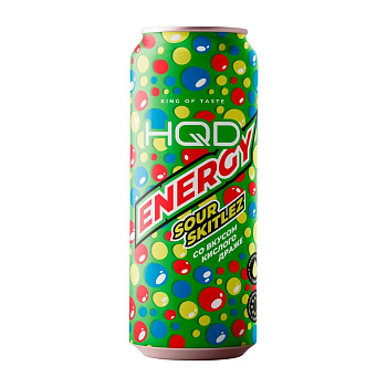 Напиток энергетический HQD ENERGY SOUR SKITLEZ 0,45л ж/б