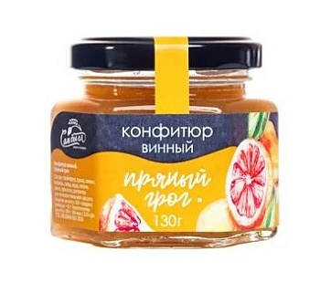 Конфитюр САМ БЫ ЕЛ винный Пряный грог 130гр с/б