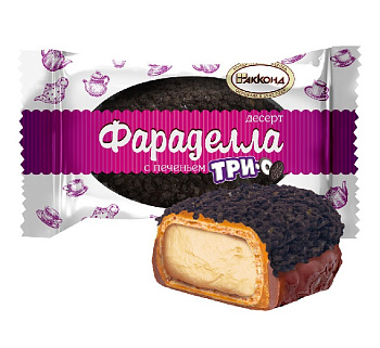 Десерт АККОНД Фараделла с печеньем трио