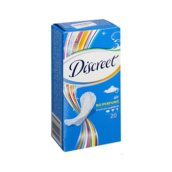 Прокладки ежедн Discreet дышащие 20шт