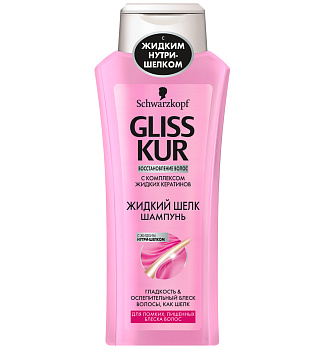 Шампунь GLISS KUR Жидкий шелк 400мл 