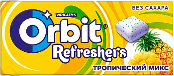 Жевательная резинка ORBIT Refreshers тропик 16г