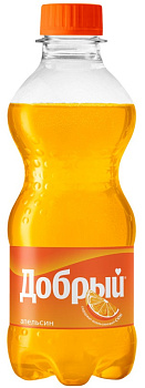 Напиток газированный ДОБРЫЙ Апельсин витамин С 0,33л п/б