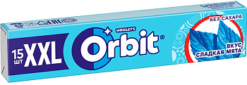 Жевательная резинка ORBIT XXL сладкая мята 
