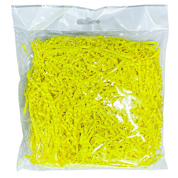 Декоративный бумажный наполнитель Трава желтая Домашняя кухня 