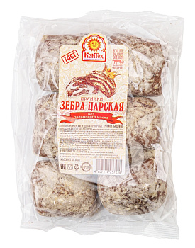 Пряники КОНТЕХ Зебра Царская 350г г.Красноярск 