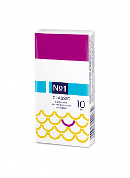 Платочки бумажные BELLA №1 2сл Классик 10шт