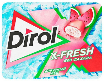Жевательная резинка DIROL X-FRESH арбуз 16г б/с