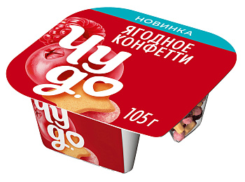 Йогурт Чудо Ягодное Конфетти  4% 105г      