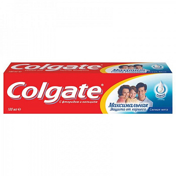 Зуб.паста COLGATE Максимальна защита от кариеса свежая мята 100г 
