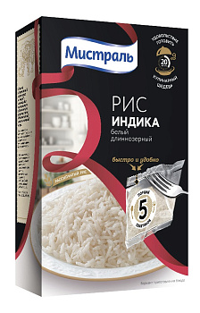 Крупа Рис МИСТРАЛЬ Индика Gold 500г  