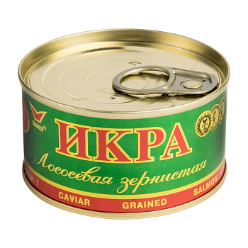 Икра лососевая красная Невод 75 г ж/б СТО