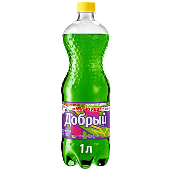 Напиток газированный ДОБРЫЙ Киви-виноград 1л п/б