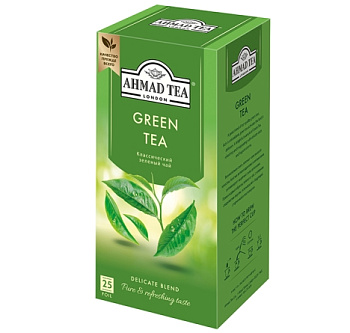 Чай AHMAD TEA зеленый 50г (25пак*2г)