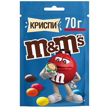 Драже М&М's крисли 70г