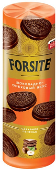 Печенье ЯШКИНО ФОРСАЙТ Сэндвич с шоколадно-ореховым вкусом  208/ 220г