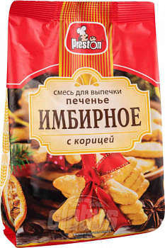 Смесь д/выпечки PRESTON Печенье имбирное 250г
