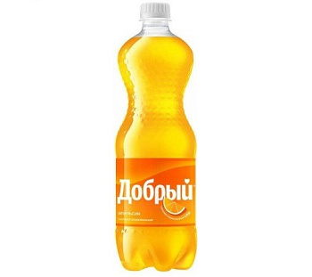 Напиток газированный ДОБРЫЙ Апельсин витамин С 1л п/б