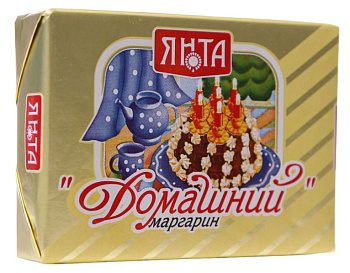 Маргарин ЯНТА Домашний 250г г.Иркутск Продукт с ЗМЖ