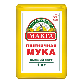 Мука МАКФА пшеничная в/с 1кг 