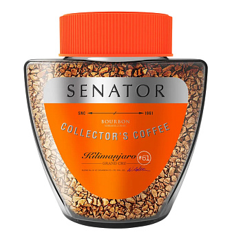 Кофе BURBON SENATOR KILIMANJARO 85г с/б
