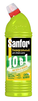 Гель САНФОР Универсал 10в1 лимонная свежесть 750г