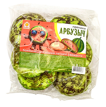 Пряники КОНТЕХ Арбузыч 300г